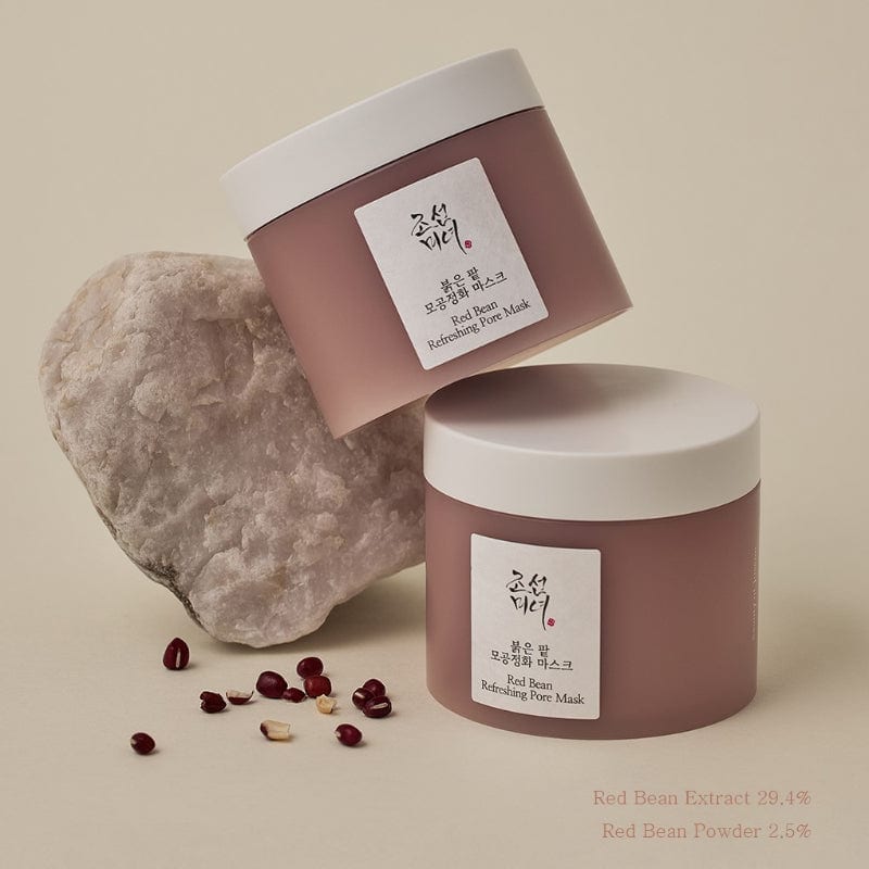 Red Bean Refreshing Pore Mask 140ml professional product photo ready to upload to shopify