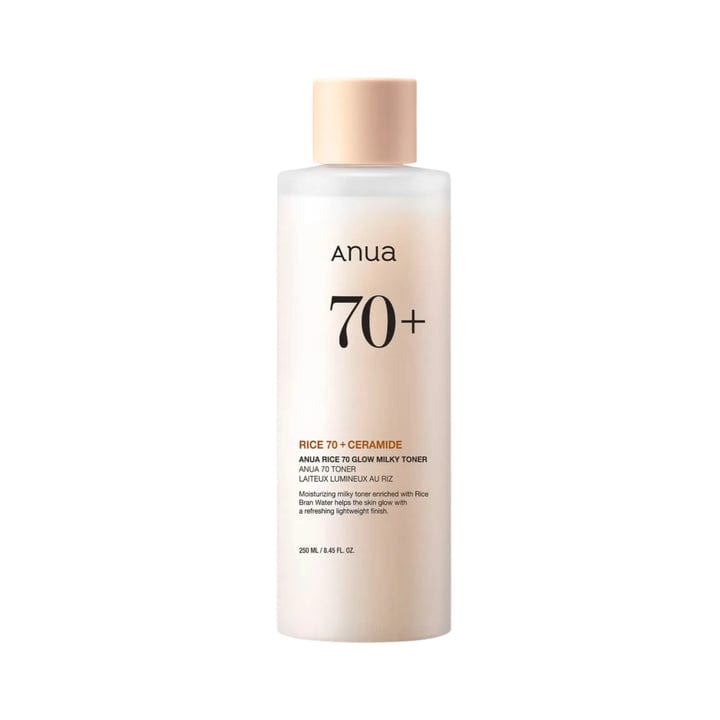 RICE GLOW MILKY TONER 250ml professional product photo ready to upload to shopify
