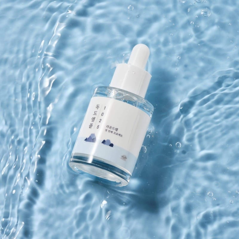 Round Lab 1025 DOKDO AMPULE 45g professional product photo ready to upload to shopify