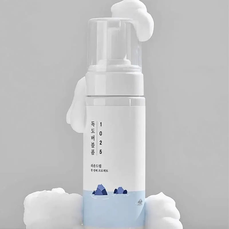 Round Lab 1025 DOKDO Bubble Foam 150ml professional product photo ready to upload to shopify