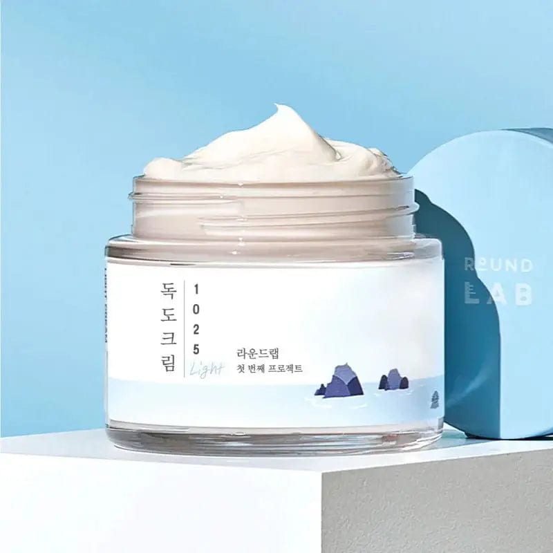 Round Lab 1025 DOKDO LIGHT CREAM 80ml professional product photo ready to upload to shopify