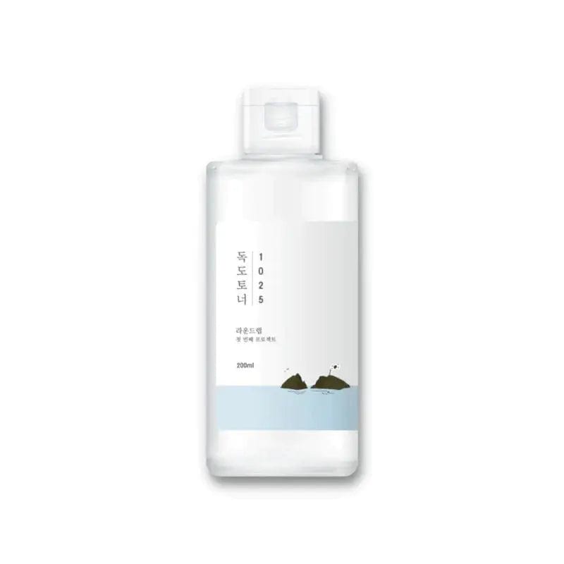 Round Lab 1025 DOKDO TONER 200ml professional product photo ready to upload to shopify