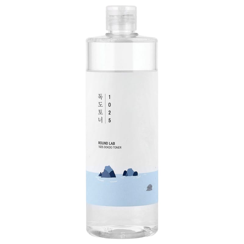 Round Lab 1025 DOKDO TONER 500ml professional product photo ready to upload to shopify