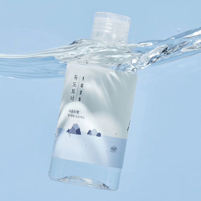 Round Lab 1025 DOKDO TONER 500ml professional product photo ready to upload to shopify