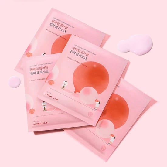 Round Lab Camellia Deep Collagen Firming Gel Mask professional product photo ready to upload to shopify