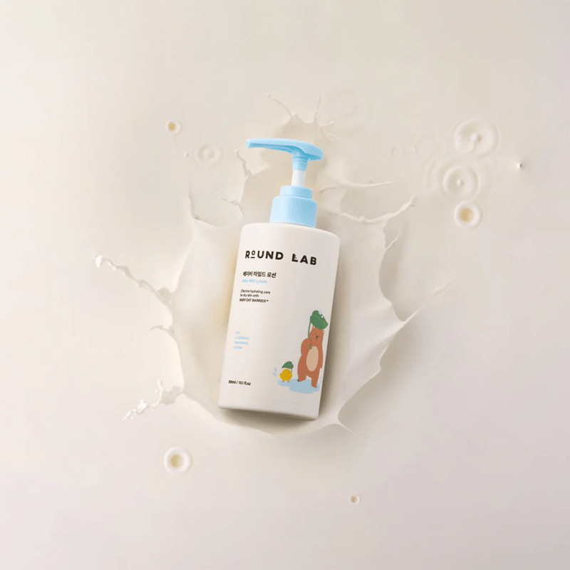 Round Lab BABY MILD LOTION 300ml professional product photo ready to upload to shopify