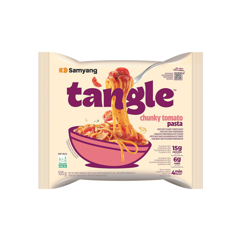 Samyang Tangle Chunky Tomato 105g professional product photo ready to upload to shopify