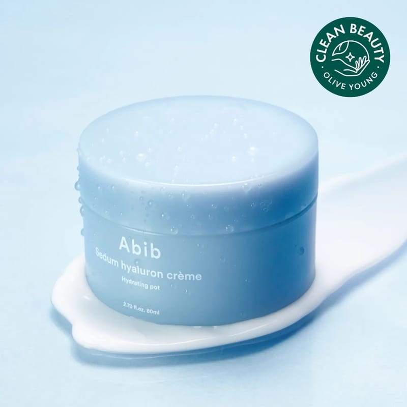 SEDUM HYALURON CRÈME HYDRATING POT 80ml professional product photo ready to upload to shopify