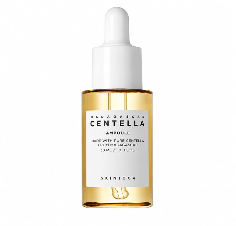 Skin1004 Madagascar Centella Ampoule 30ml professional product photo ready to upload to shopify