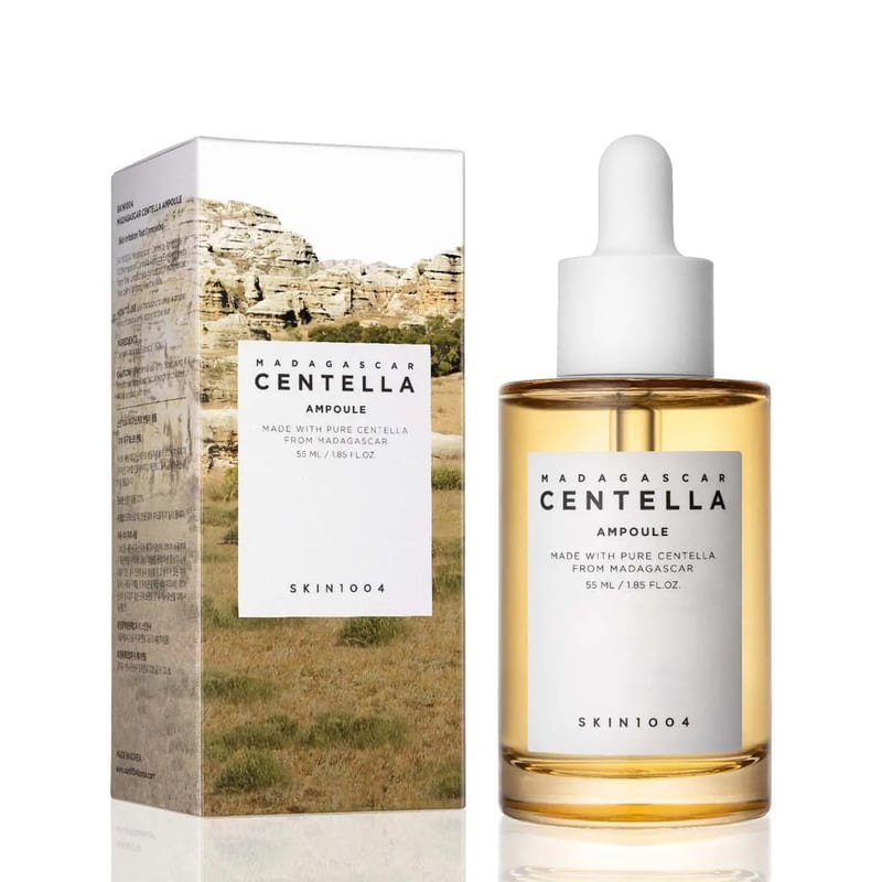 Skin1004 Madagascar Centella Ampoule 55ml professional product photo ready to upload to shopify