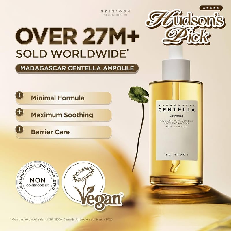 Skin1004 Madagascar Centella Ampoule 55ml professional product photo ready to upload to shopify
