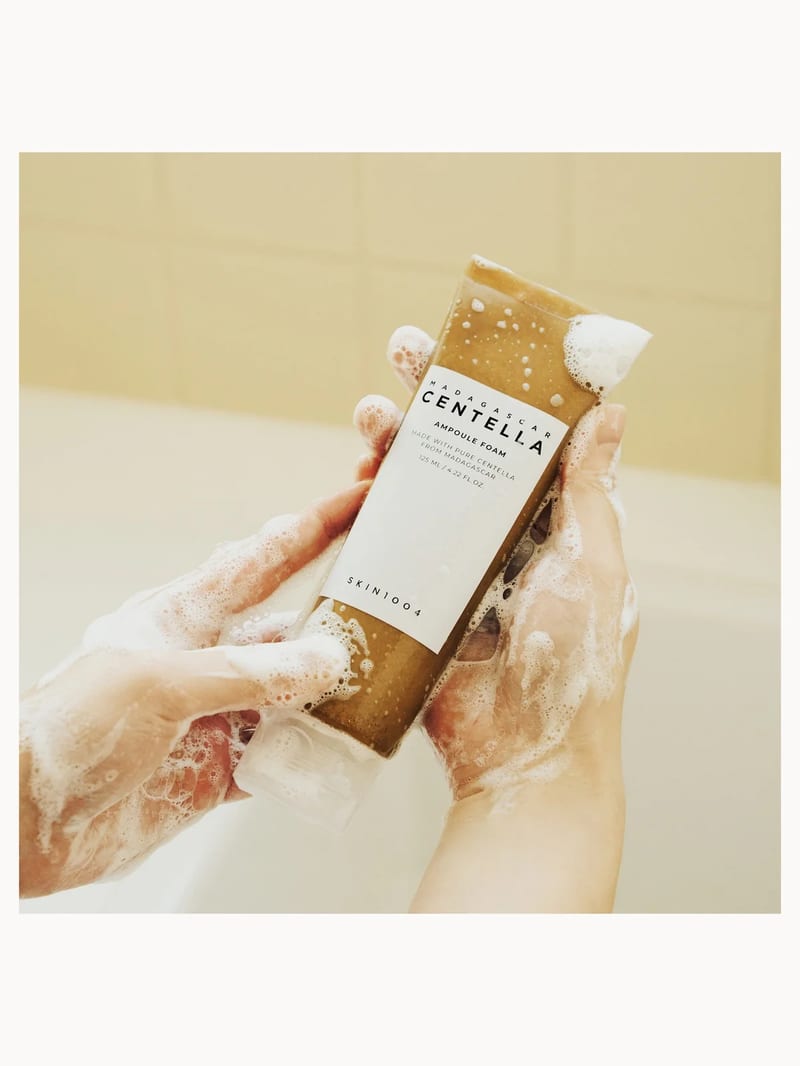 Skin1004 Madagascar Centella Ampoule Foam 125ml professional product photo ready to upload to shopify