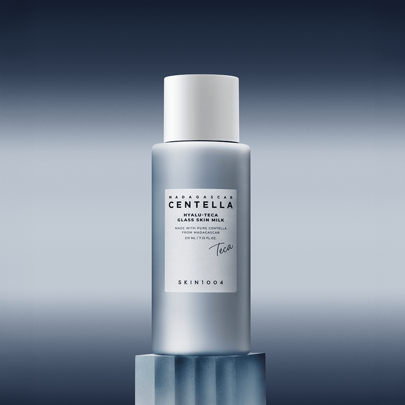 Skin1004 Madagascar Centella Hyalu-Teca Glass Skin Milk 210ml professional product photo ready to upload to shopify
