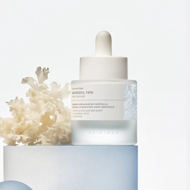 Skin1004 Madagascar Centella Matrixyl 10 Boosting Shot Ampoule 30ml professional product photo ready to upload to shopify