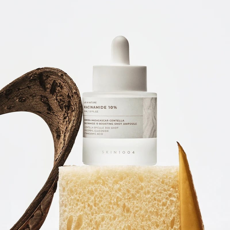 Skin1004 Madagascar Centella Niacinamide 10 Boosting Shot Ampoule 30ml professional product photo ready to upload to shopify