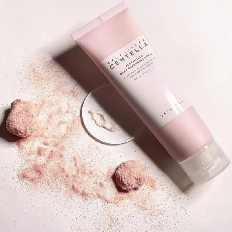 Skin1004 Madagascar Centella Poremizing Deep Cleansing Foam 125ml professional product photo ready to upload to shopify