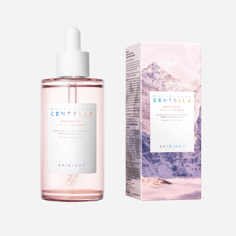 Skin1004 Madagascar Centella Poremizing Fresh Ampoule 100ml professional product photo ready to upload to shopify