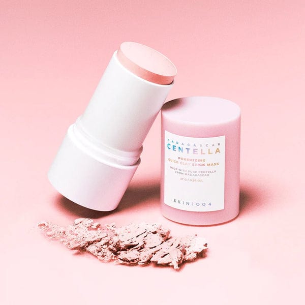 Skin1004 Madagascar Centella Poremizing Quick Clay Stick Mask 27g professional product photo ready to upload to shopify