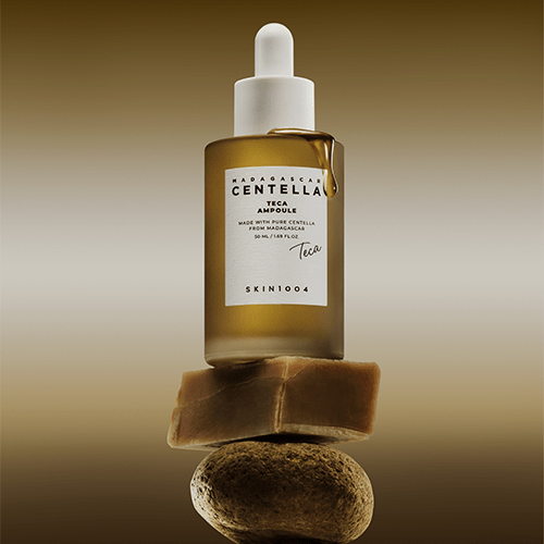 Skin1004 Madagascar Centella Teca Ampoule 50ml professional product photo ready to upload to shopify