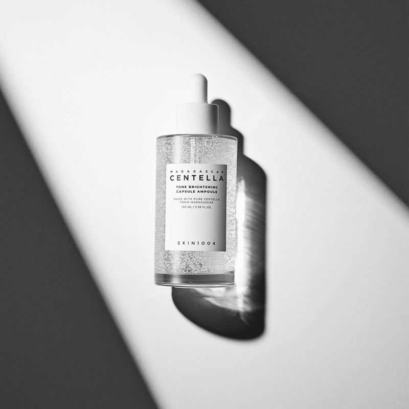 Skin1004 Madagascar Centella Tone Brightening Capsule Ampoule 100ml professional product photo ready to upload to shopify