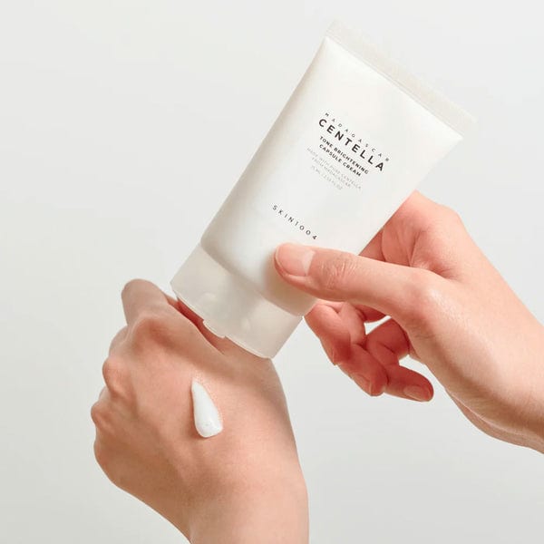 Skin1004 Madagascar Centella Tone Brightening Capsule Cream 75ml professional product photo ready to upload to shopify