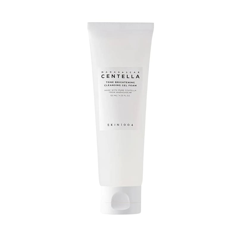 Skin1004 Madagascar Centella Tone Brightening Cleansing Gel Foam 125ml professional product photo ready to upload to shopify