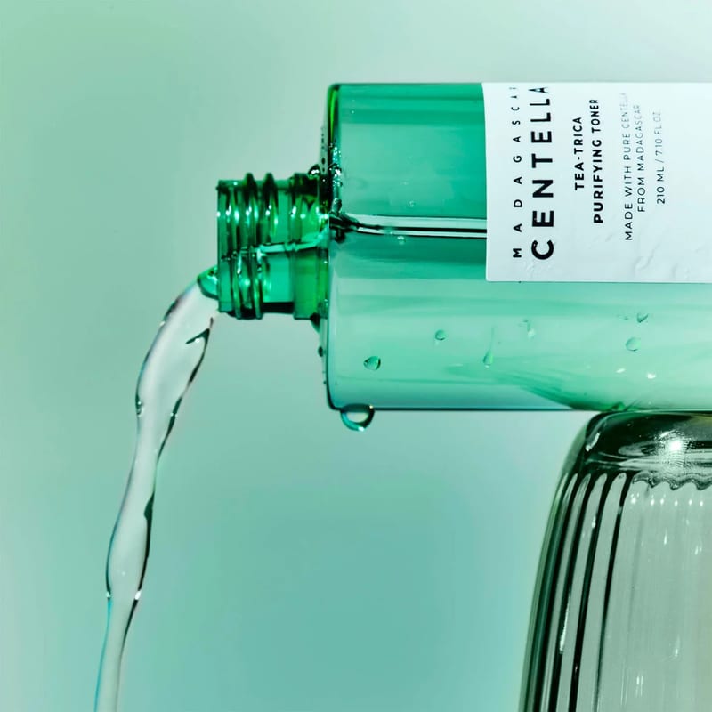 Skin1004 Madagascar Centella Tea-Trica Purifying Toner 210ml professional product photo ready to upload to shopify