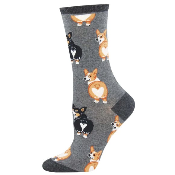 Sock Smith Butterfly Floral Ivory Heather professional product photo ready to upload to shopify