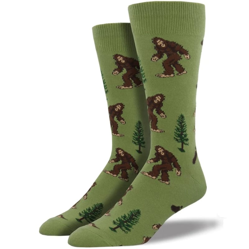 Socksmith Bigfoot Moss professional product photo ready to upload to shopify