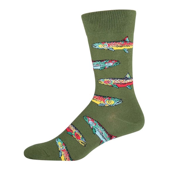 Socksmith Just Fishin' Blue professional product photo ready to upload to shopify