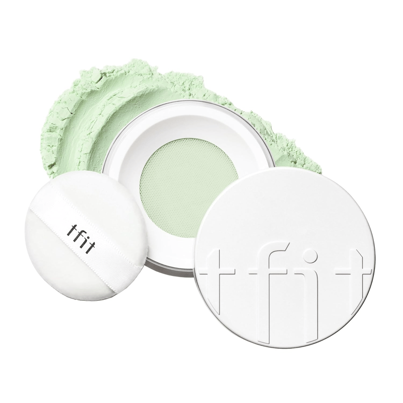 TFIT Translucent Set Finishing Powder #03 Green 7g professional product photo ready to upload to shopify