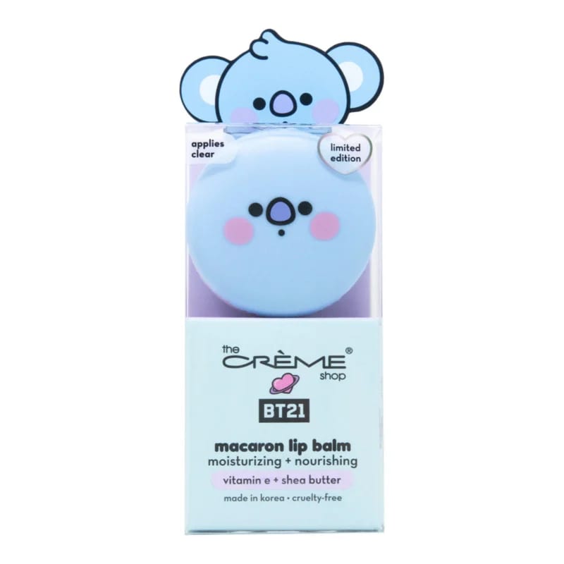 The Creme Shop BT21 Macaron Lip Balm - Soda Pop - Koya professional product photo ready to upload to shopify