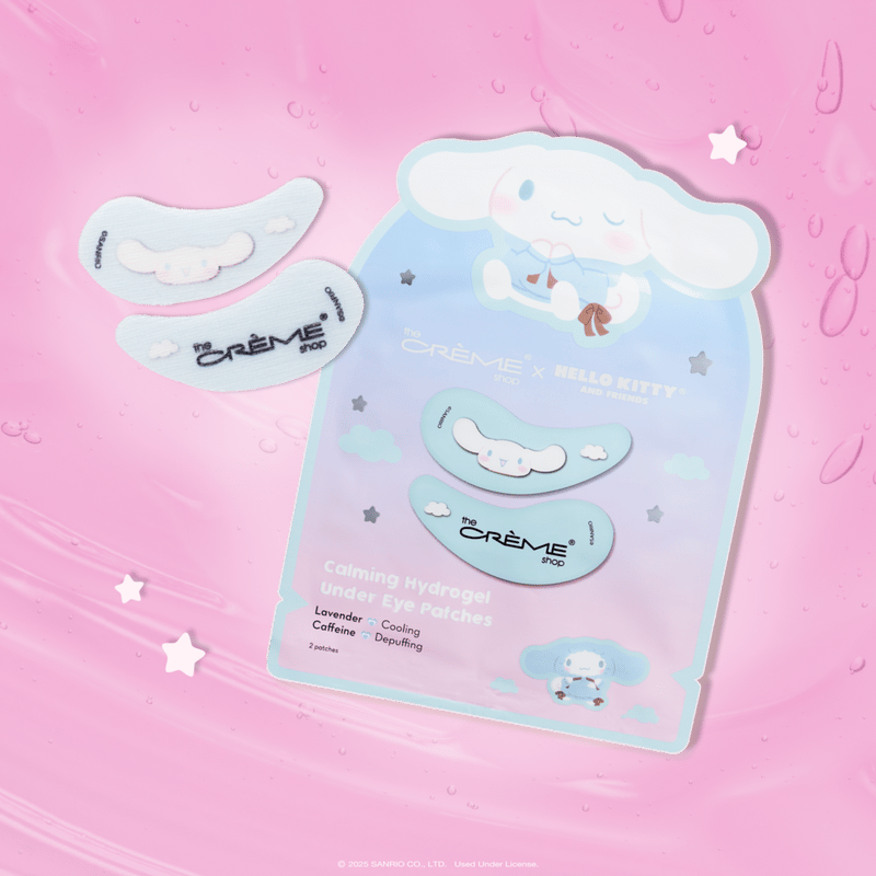 The Creme Shop Cinnamoroll Under Eye Patches - Dream Daisy professional product photo ready to upload to shopify