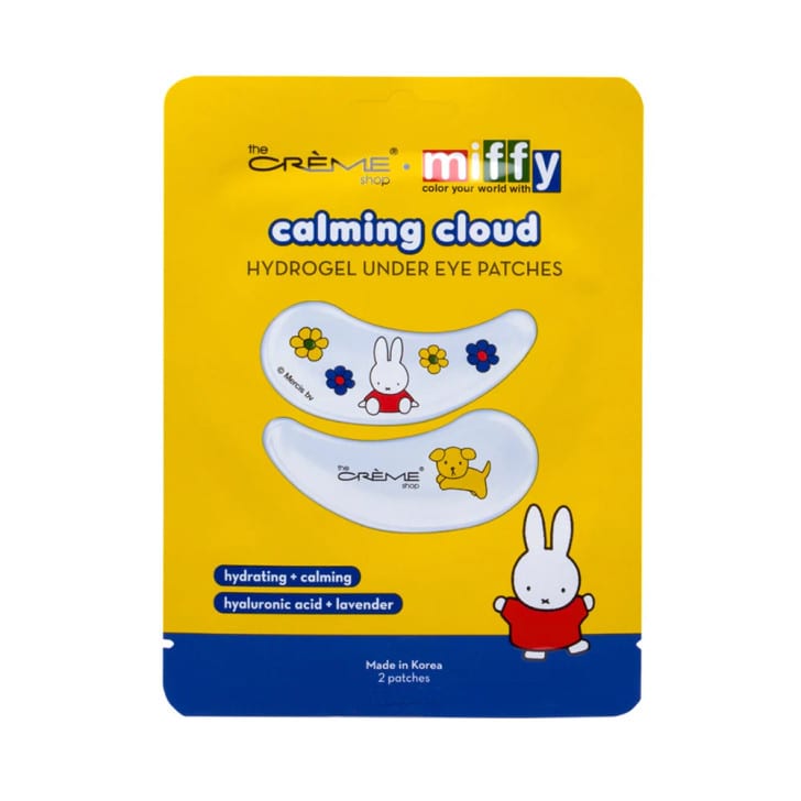 The Creme Shop MIFFY Calming Cloud Hydrogel Under Eye Patches professional product photo ready to upload to shopify