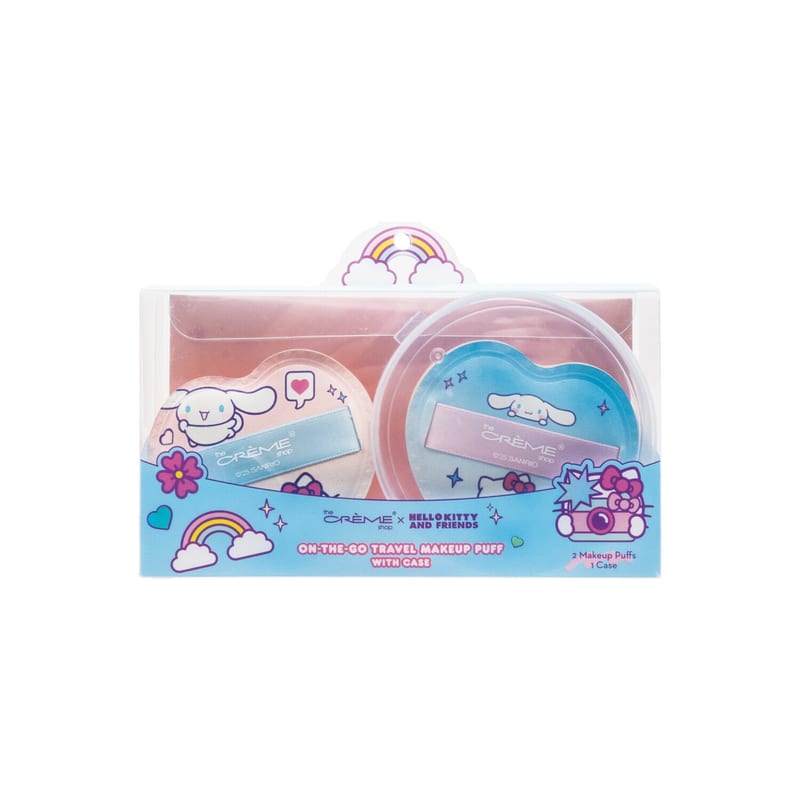 SANRIO Hello Kitty Makeup Puff Duo with Case professional product photo ready to upload to shopify