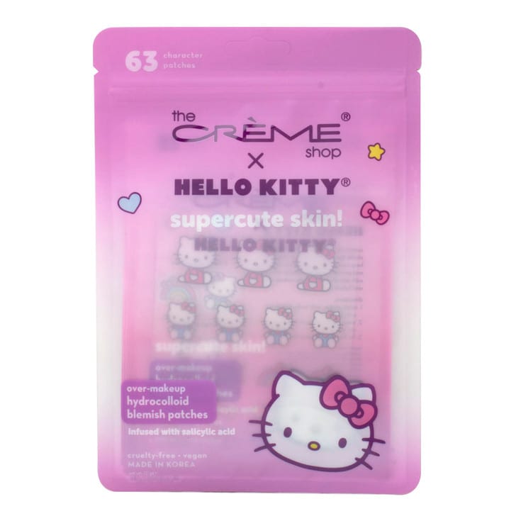 The Creme Shop SANRIO Hello Kitty Over Makeup Hydrocolloid Blemish Patches professional product photo ready to upload to shopify
