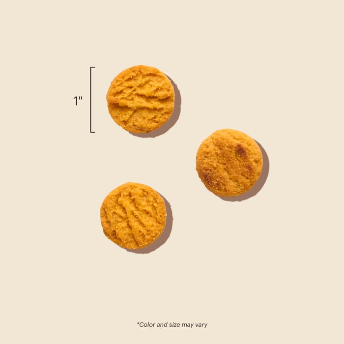 THE HONEST KITCHEN Cheddar Biscuits Dog Treats professional product photo ready to upload to shopify