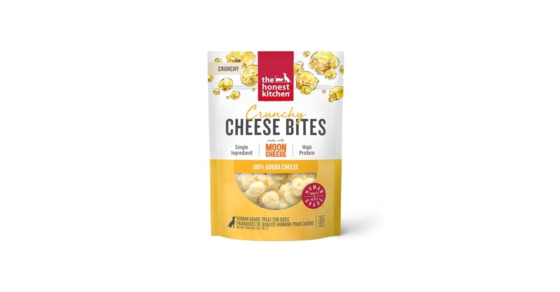 THE HONEST KITCHEN Dog Crunchy Gouda Cheese Bites professional product photo ready to upload to shopify