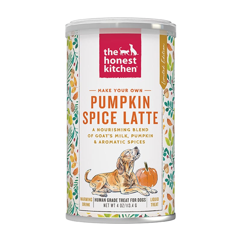 THE HONEST KITCHEN Dog Pumpkin Spice Latte Toppers 4 oz professional product photo ready to upload to shopify