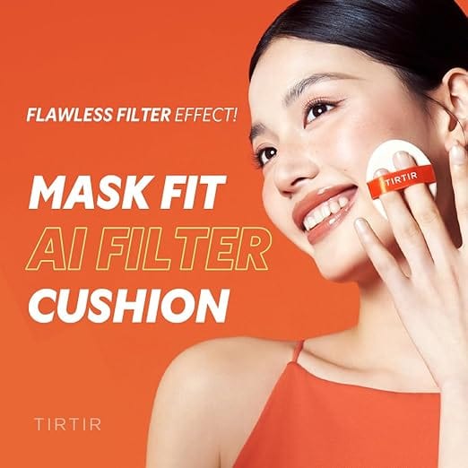 TIRTIR AI Filter Cushion 24N Latte professional product photo ready to upload to shopify
