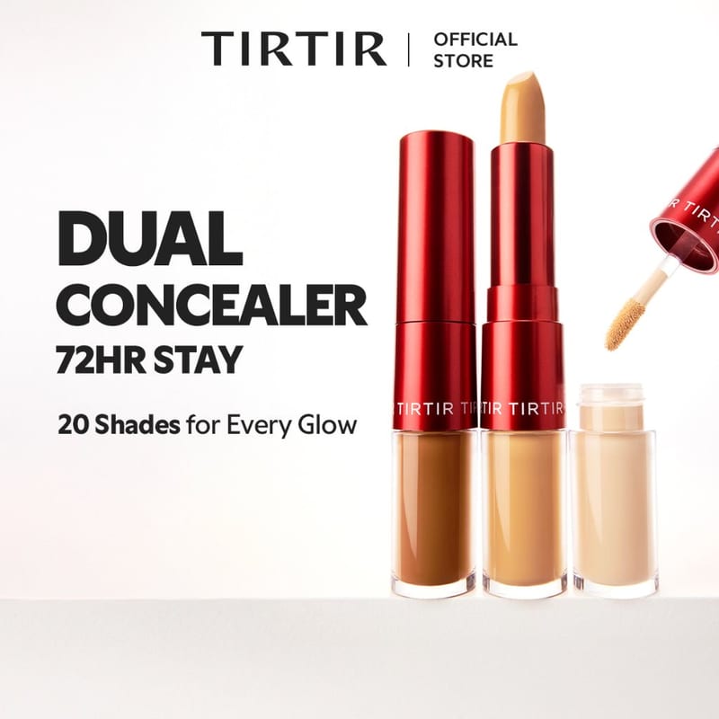 TIRTIR Glide & Hide Blurring Concealer 8 W professional product photo ready to upload to shopify