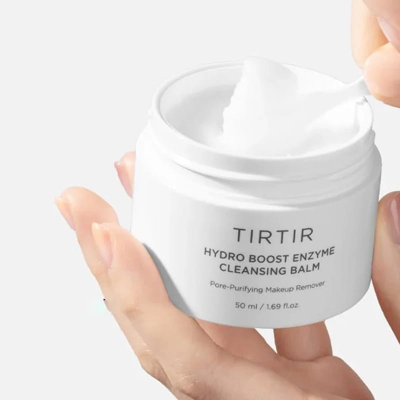 TIRTIR HYDRO BOOST ENZYME CLEANSING BALM 120ml professional product photo ready to upload to shopify