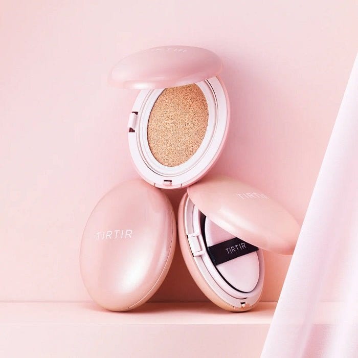 TIRTIR MASK FIT ALL COVER CUSHION 24W SOFT BEIGE professional product photo ready to upload to shopify