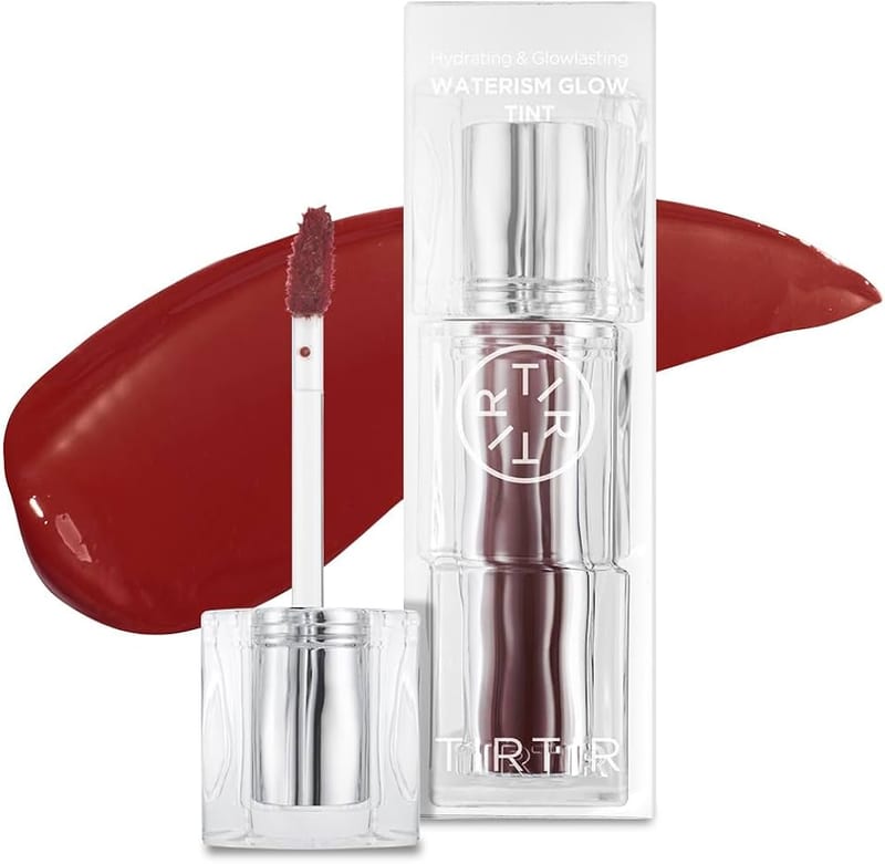 TIRTIR WATERISM GLOW TINT 07 CASSIS PLUM 1.8g professional product photo ready to upload to shopify
