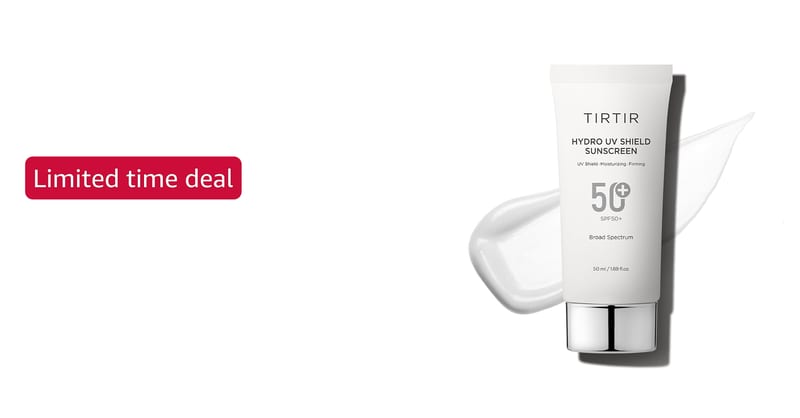 TIRTIR UV SHIELD SUN SCREEN 50ml professional product photo ready to upload to shopify