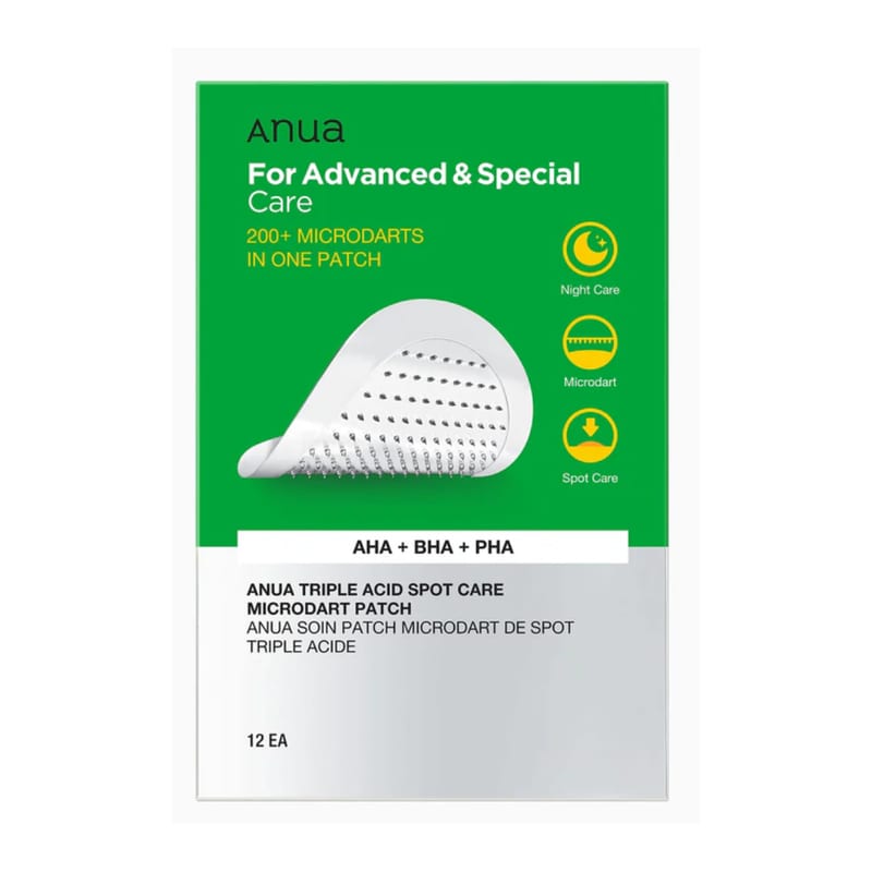 TRIPLE ACID SPOT CARE MICRODART PATCH 12EA professional product photo ready to upload to shopify