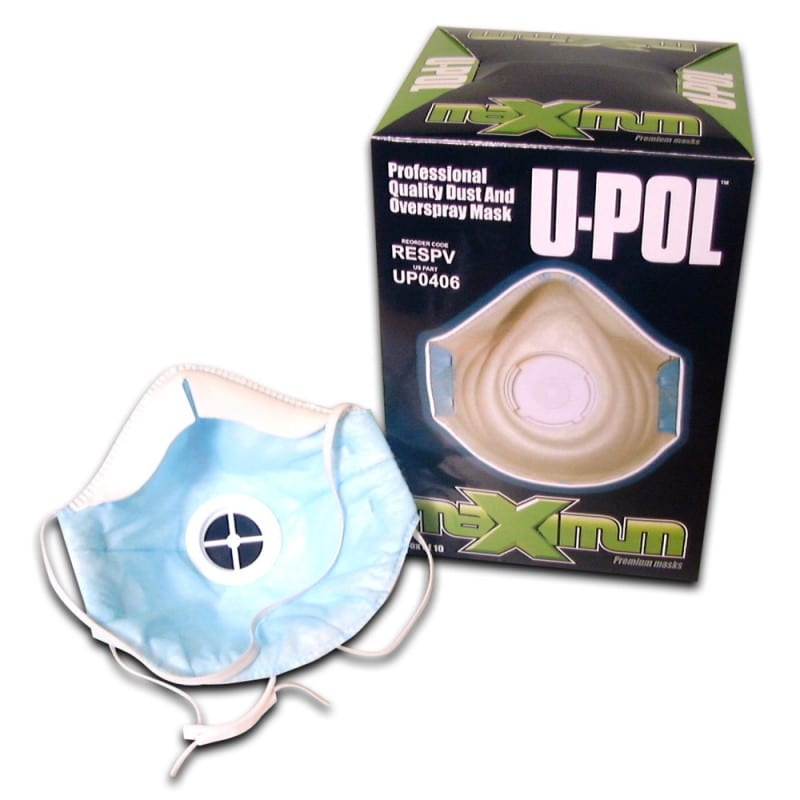 U-POL FFP2 Respirator with Va professional product photo ready to upload to shopify
