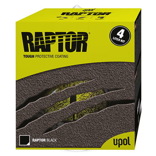 U-POL Raptor Truck Bed Liner professional product photo ready to upload to shopify