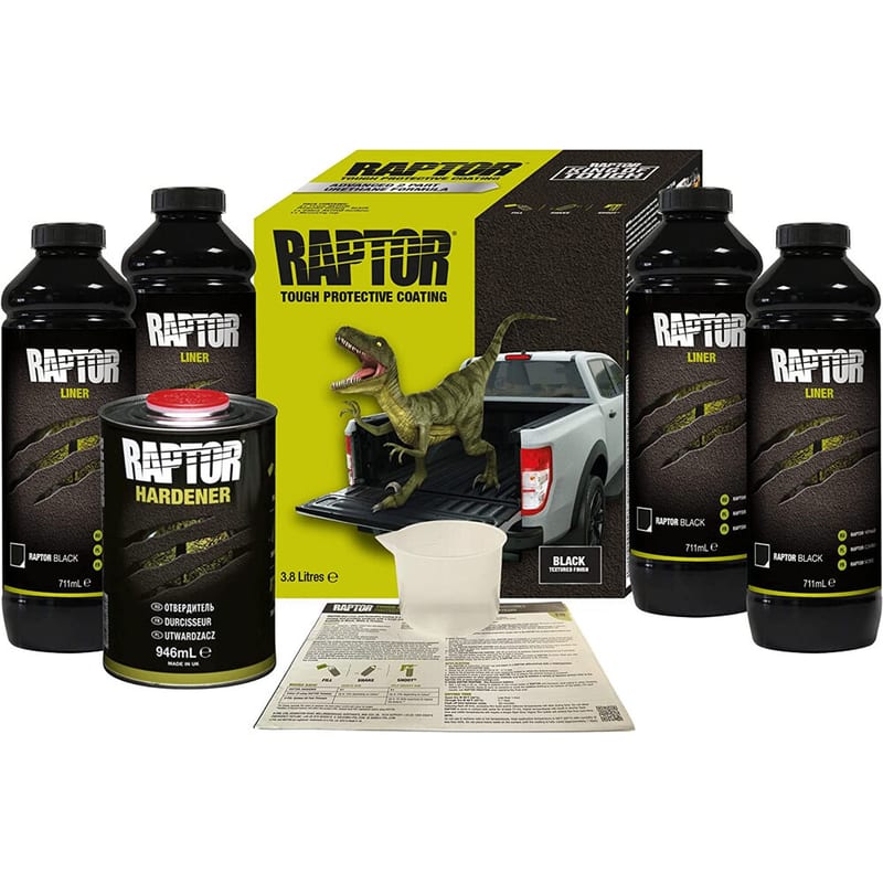 U-POL Raptor Truck Bed Liner professional product photo ready to upload to shopify