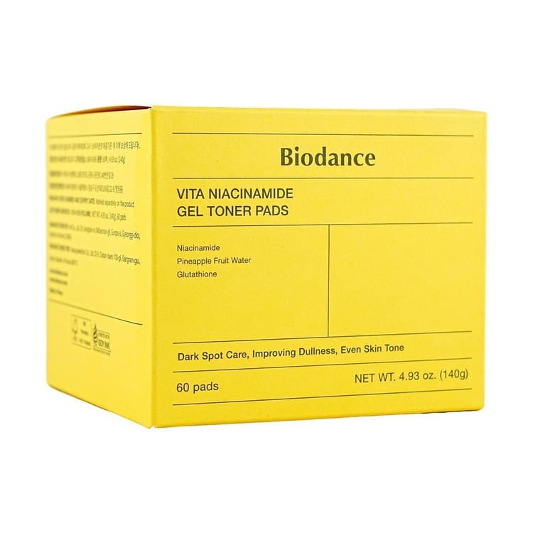Vita Niacinamide Gel Toner Pad professional product photo ready to upload to shopify